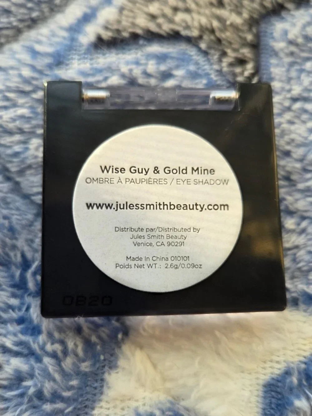 Jules Smith Beauty Duo Eyeshadow Palette in Wise Guy & Gold Mine Shimmer Brown